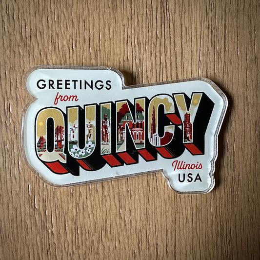 Magnet | Greetings from Quincy