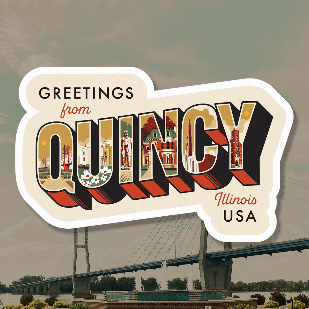 Sticker | Greetings from Quincy