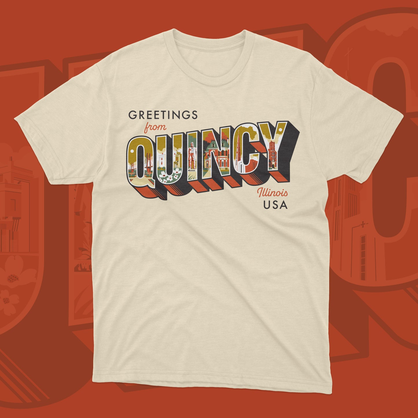 Apparel | Tee | Greetings from Quincy